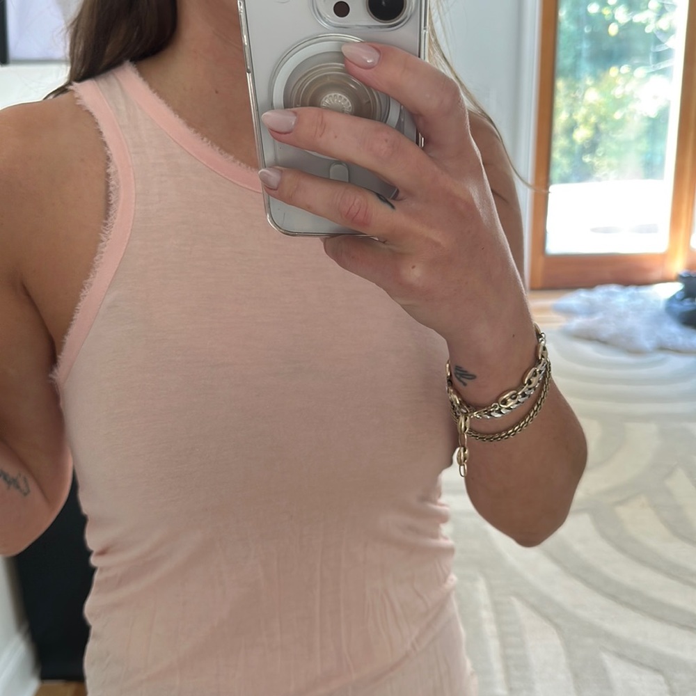 Halston accent trim cami